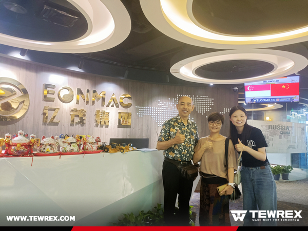 Singapore Client Visited TEWREX Office