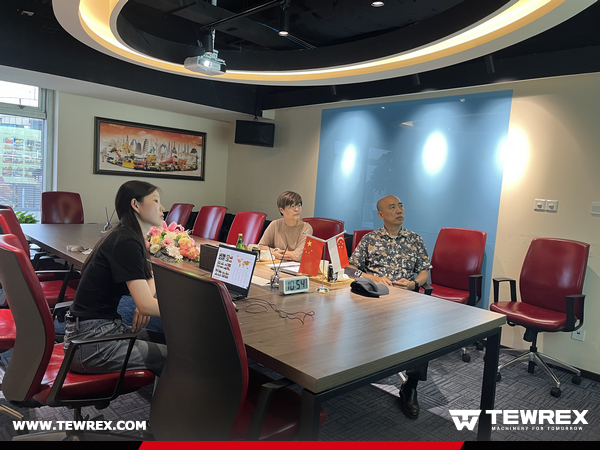 Singapore Client Visited TEWREX Office