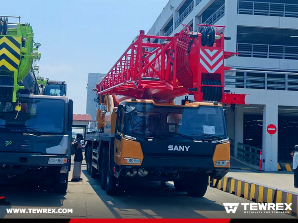 Ghana - 1 Unit SANY SYM5552JQZ100C Truck Crane 