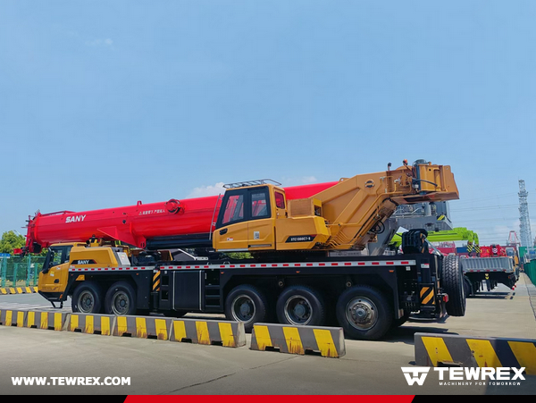 Ghana - 1 Unit SANY SYM5552JQZ100C Truck Crane 