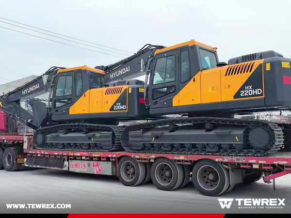 Algeria - 2 Units HYUNDAI HX220HD Hydraulic Excavator