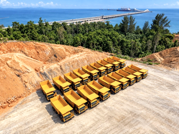 LIUGONG Delivers 20 Mining Trucks to Major Steel Project in Malaysia